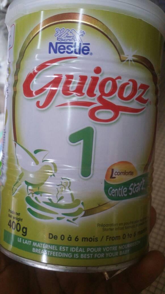 GUIGOZ Confort 1, powder milk for newborn (0-6 months)- 400g